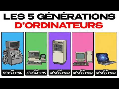 5 Générations d'ordinateurs expliquées en 5 min !