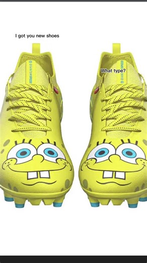 #CapCut SpongeBob Football Cleats - Quantum Speed 2.0 by Phenom Elite😮‍💨😮‍💨#shoes