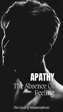 Apathy - When You Stop Feeling Everything #psychology #darkpsychology #psychologyfacts #apathy