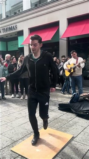Irish Dancing on Grafton Street 🇮🇪🔥 | Dublin Street Performance | Rock The Shop Trio