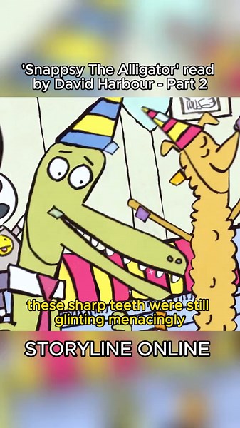 ‘Snappsy The Alligator’ read by David Harbour - Part 2 #foryou #viral #storyline #children #storytime
