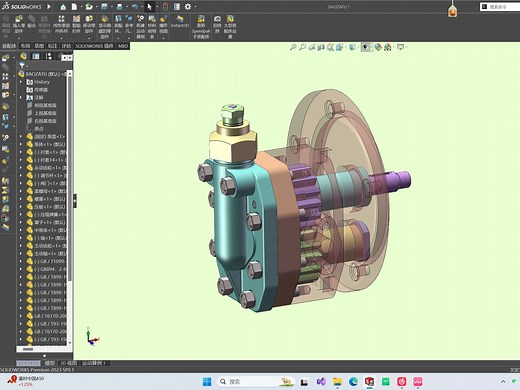 “ROOS”杯第十届华东区大学生CAD 应用技能竞赛三维数字建模试卷机械类(零件的建模，装配，爆炸视图)
