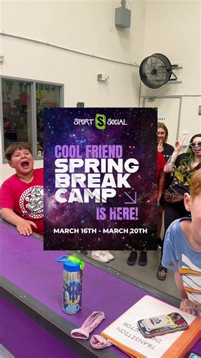 Spring Break at Sport-Social 👽💚 Social skills built through sports, art, and music. 📅 March 16–20 #springbreakcamp #coolfriend #lvsportsocial #autismservices #abatherapy