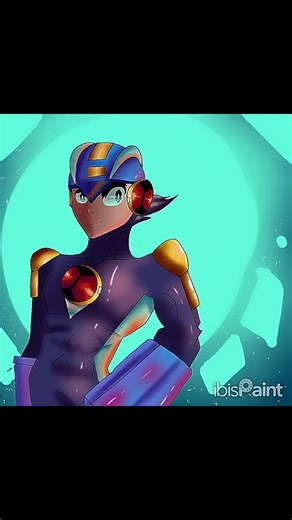 drawing MEGA MAN (Mega Man Battle Network) #megaman #megamanbattlenetwork #megamanbattlenetwork2