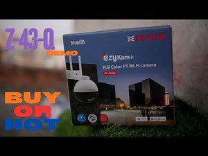 CP Plus Z43Q WiFi Camera Review 🔥| Full Demo|Full Review & Live Test | Best outdoor Security Camera?