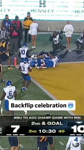 That's one athletic celebration 👏 #calbears #accfootball #football #collegefootball #sports #cfb