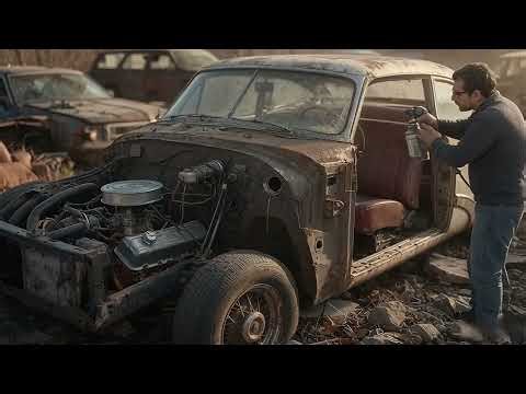ASMR car Restoration Lighting Mc Queen (Black to Life ) Full Rebuild from forgetten Race