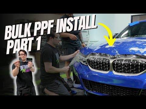 How To Bulk Install Paint Protection Film | Tools and Chemicals