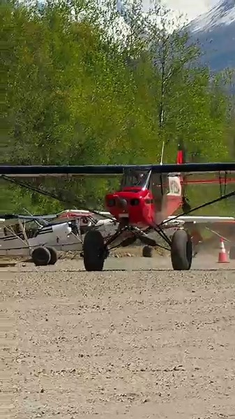 2025 Sourdough Fly-in Super Cub Takeoff #Alaska #stol #aviation