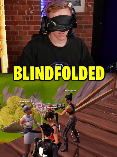 Last Alive Wins 1,000 V-Bucks in Blindfolded Challenge