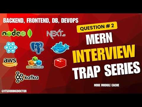 Advance node js interview questions | MERN interview series #nodejs #mernstack #javascript #react 