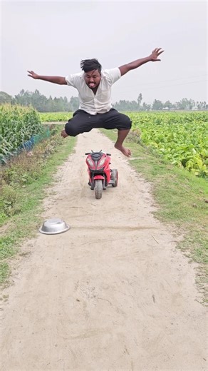 The bull stopped the boy.