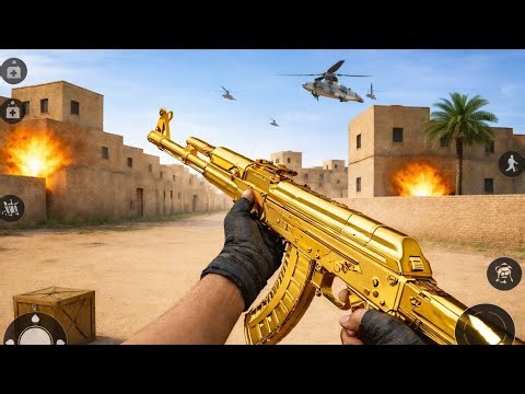 Intense FPS Gameplay with AK-47 | Epic Close-Range Battle 🔥 #46