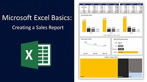 Microsoft Excel Basics - Creating a Sales Report | Learnhoot Professional | Skillshare