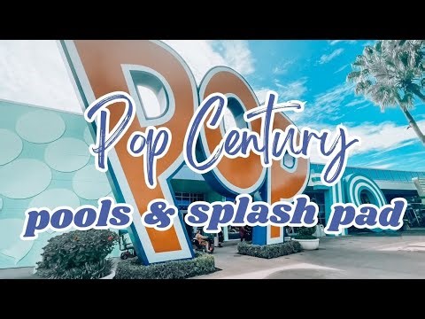 Disney’s Pop Century Resort Pool Day | All 3 Pools + Splash Pad=[]