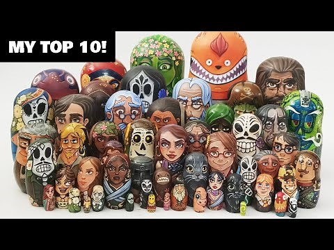 Top 10 BEST Custom NESTING DOLLS I Have Painted