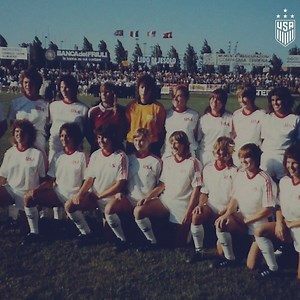 On this day in 1985, the #USWNT dynasty began! ⭐️ #OTD, Pres. by TYLENOL. For more U.S. Soccer moments visit: ussoc.cr/otd | U.S. Soccer