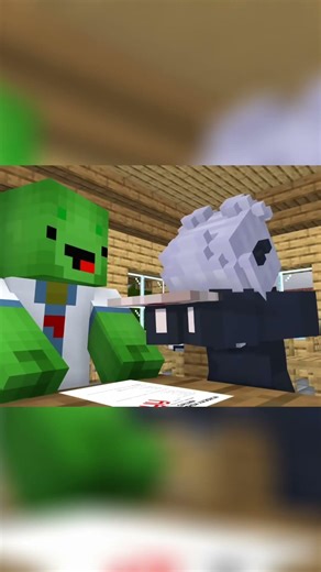 Zombie Gets A++! 🧠💯 Minecraft School Animation