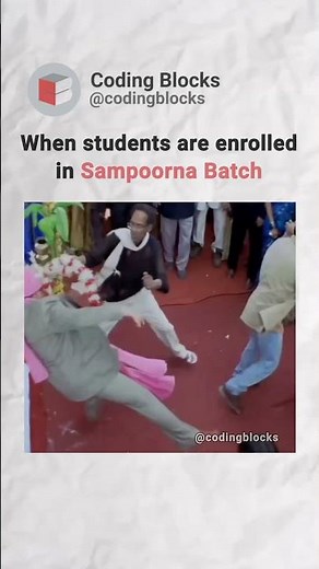 Good News for Freshers | Sampoorna Batch Alert | Coding Blocks! #code #codingblocks