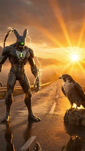 Fusion ai video.falcon and feedback alien #alienfusion #ben10 #edit