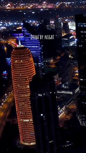 Doha by night = pure magic! 🌃✨ What’s your favorite spot? #Doha #VisitQatar #traveltok #night