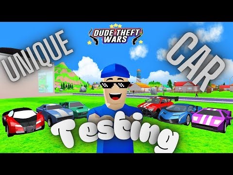Unique Car Testing In Dude Theft Wars 🔥
