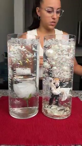 This easy Wedding table decoration is a winner