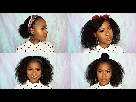 NO Braiding or Blending!!! 4 Easy Natural Hair Clip-in Styles On 4C Hair!!!BetterLength