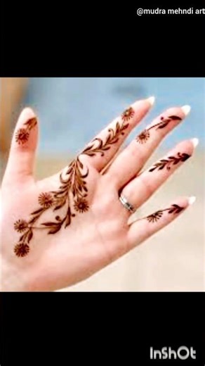 very easy well mehndi ka design#Mudra Mehandi Art#Simple Mehandi#Shorts#Mehandi Design