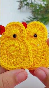 🐥 Super Easy Crochet Chick Tutorial | Beginner Friendly 🧶 #crochet #amigurumi