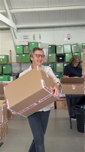 Thousands of rosettes arrived at the Showground this week! #greatyorkshireshow