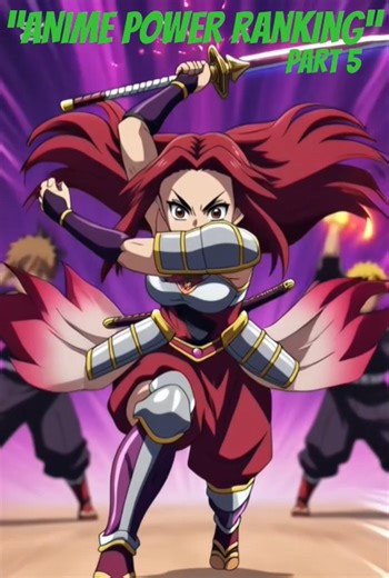 “ANIME POWER RANKING” Top 5 Strongest Female Heroes 🌸💪 #cartoon #anime #animation #shorts