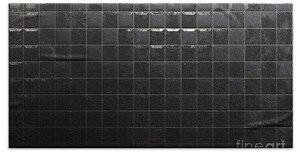 Seamless Modern Glossy Black Ceramic Tile Background Texture Luxury Shiny Natural Stone Mosaic Kitchen Or Bathroom Wall Floor Or Countertop An Elegant High Resolution Tileable Pattern 3d Rendering Beach Towel by N Akkash