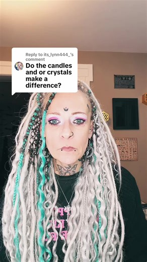 Replying to @its_lynn444_ do candles and/or crystals help connect the energy when reading tarot cards?