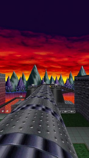 Exploring Bowser's Castle in Mario Kart DS