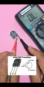 156K views · 1.2K reactions | PNP Transistor Testing in normal condition using digital tester in diode mode. #reels #electronics #How #howto #creative #ideas #diy #technology #fblifestyle | Electronics World Learning | Facebook