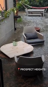 Backyards are starting to flood in Brooklyn... Torrential rain has brought flash flooding to much of the Tri-State, causing major traffic and subway problems. Stay with Eyewitness News on Channel 7 and wherever you stream and you can always find the latest updates on ABC7NY.com. ☔💦 | ABC7NY