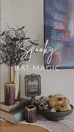 DIY Halloween Bat Decor Hack 🦇 | Easy Spooky DIY