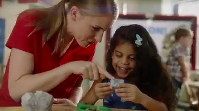 16K views · 27 reactions | A young girl learns about geology during a lesson and carries her enthusiasm with her from Kiddie Academy to her home. Kiddie Academy's Life Essentials curriculum focuses on fusing education with fun to spark a passion for learning that accompanies children wherever they go, for the rest of their lives. #learnon | Kiddie Academy | Facebook