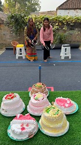 1.4M views · 3.3K reactions | Ring Throw and Eat Cake | Chiku Challenge | Facebook