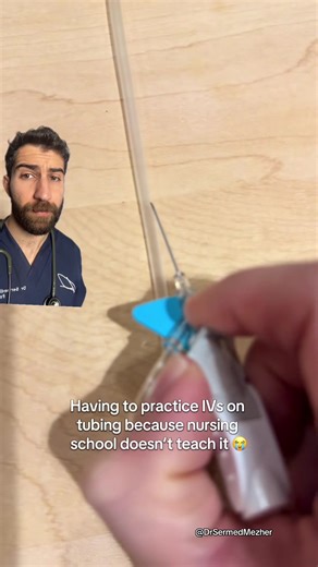 POV: You’re a Nurse But Not Trained in IVs. Sources- PMID 39566973 jayceeec_ on TT In the healthcare world, it is a common misconception that every nursing graduate enters the workforce with an expert ability to start intravenous (IV) lines. In reality, while doctors are almost universally trained in IV insertion and venipuncture during medical school, many nursing programs do not include this as a mandatory clinical requirement for graduation. This disparity is often a result of the logistical 