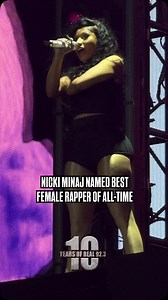 22K views · 308 reactions | THE CROWN IS OFFICIALLY HERS! @NickiMinaj just got named “Best Female Rapper of ALL-TIME” by @Billboard  Do you agree with the title?   @anicaribbean | REAL 92.3 | Facebook
