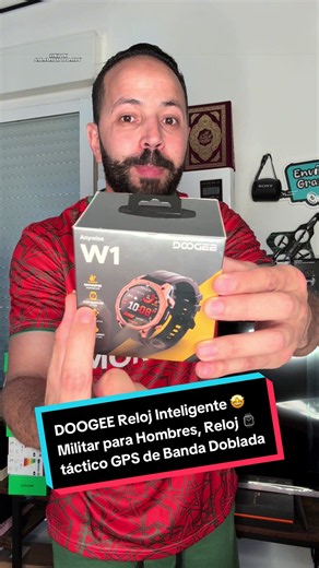 DOOGEE Reloj Inteligente Militar para Hombres — Reloj táctico GPS