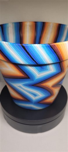 Hand Painted 6" Terracotta Pot - Etsy