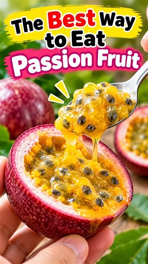 The Best Way to Eat Passion Fruit! #Shorts