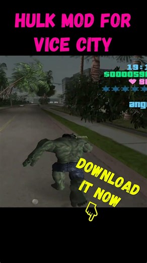 💚💥 DOWNLOAD HULK MOD FOR GTA VICE CITY NOW 😱🔥