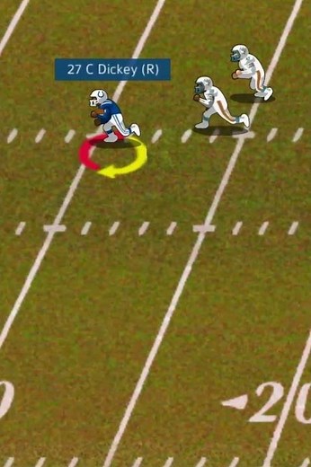 1980 Colts vs Dolphins (highlight) Curtis Dickey touchdown run.