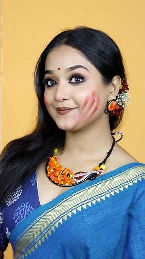 Basanta Utsav Look 1 💙✨ #shorts #basantautsab #transition