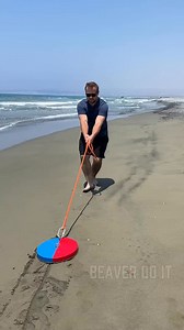 280K views · 1K reactions | I took my giant magnet out to the beach… Started dragging it through the sand — and pulled up some hidden coins! It’s a real treasure hunt with a magnet — you never know what’s buried beneath the surface. Subscribe for more crazy magnet experiments and treasure hunts! 鱗 #shorts #beachfinds #treasurehunt #magnetfishing #beachtreasures #giantmagnet #magnet | Mushfiq Milon | Facebook