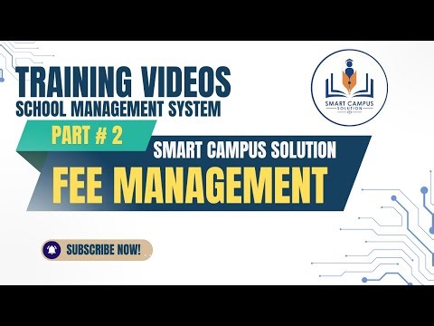 Smart Campus Solution – Fee Management | Complete Fee Module Training for Schools